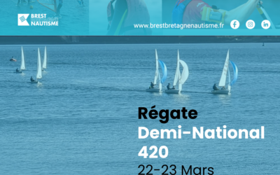 Régate Demi-national 420 – 22 & 23 Mars 2025