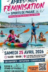 Après-midi  » Féminisation  » – Sports de pagaie – Samedi 25 Avril 2026