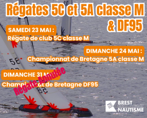 Régate 5C et 5A classe M le 23 et 24 mai 2026 – 31 MAI